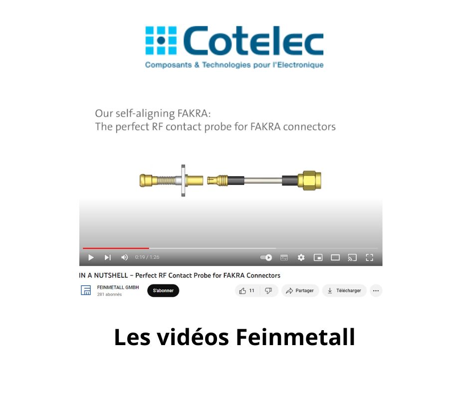 Sonde de contact RF parfaite pour les connecteurs FAKRA