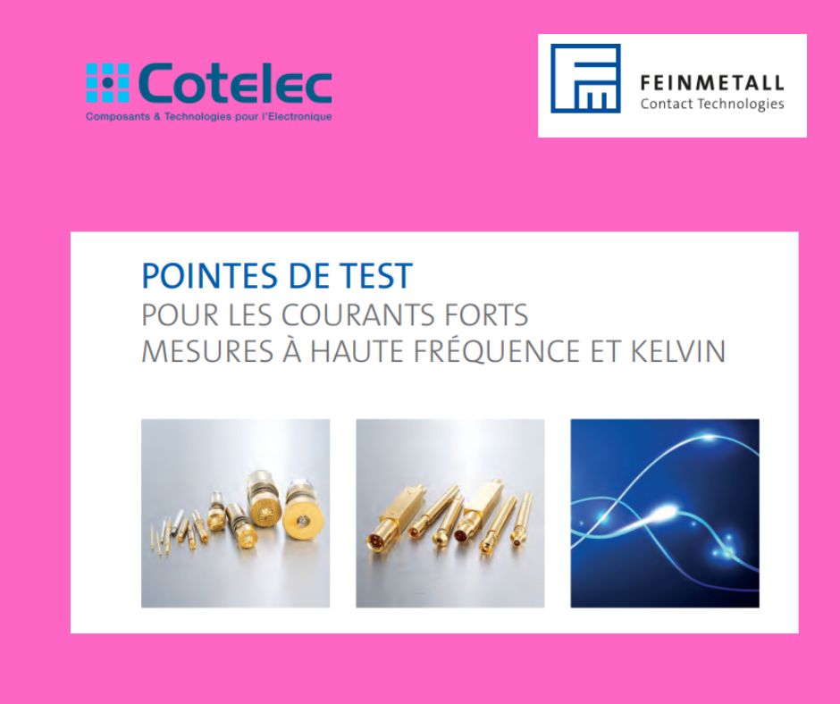 Pointes de test à fort courant Feinmetall