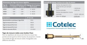 Les métaux qui entrent dans la fabrication des pointes de test