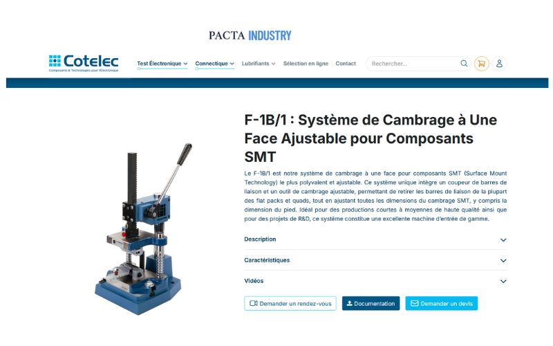 Les pointes de test Feinmetall