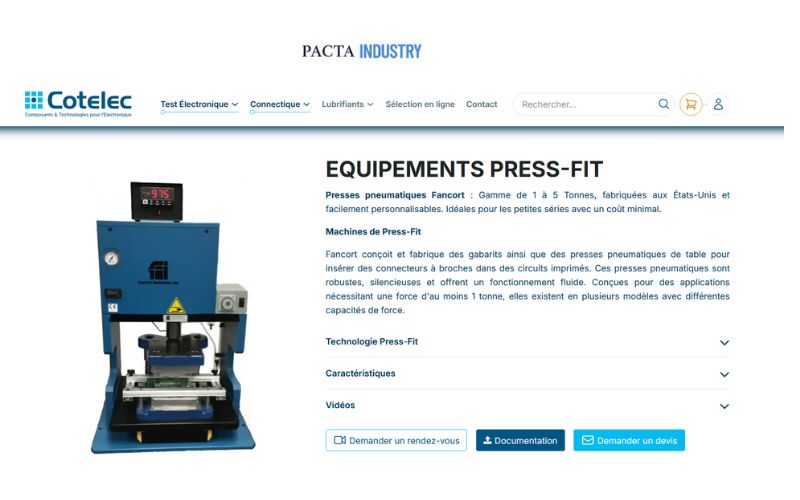 Les pointes de test Feinmetall