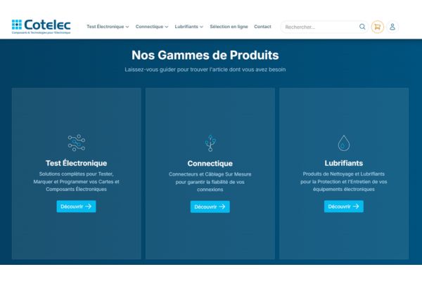 Test de composants électroniques sur carte PCB avec interface de test