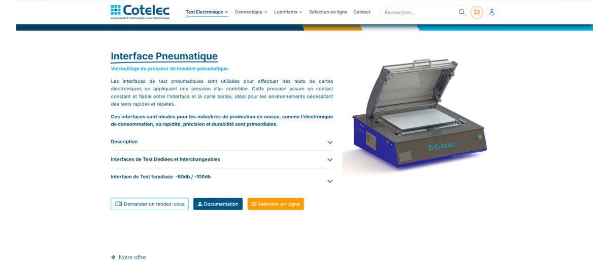 Solutions de test et connectique adaptées aux secteurs industriels