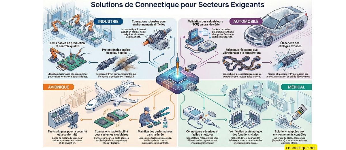 Pointes de test Fine Pitch pour semi-conducteurs et wafers