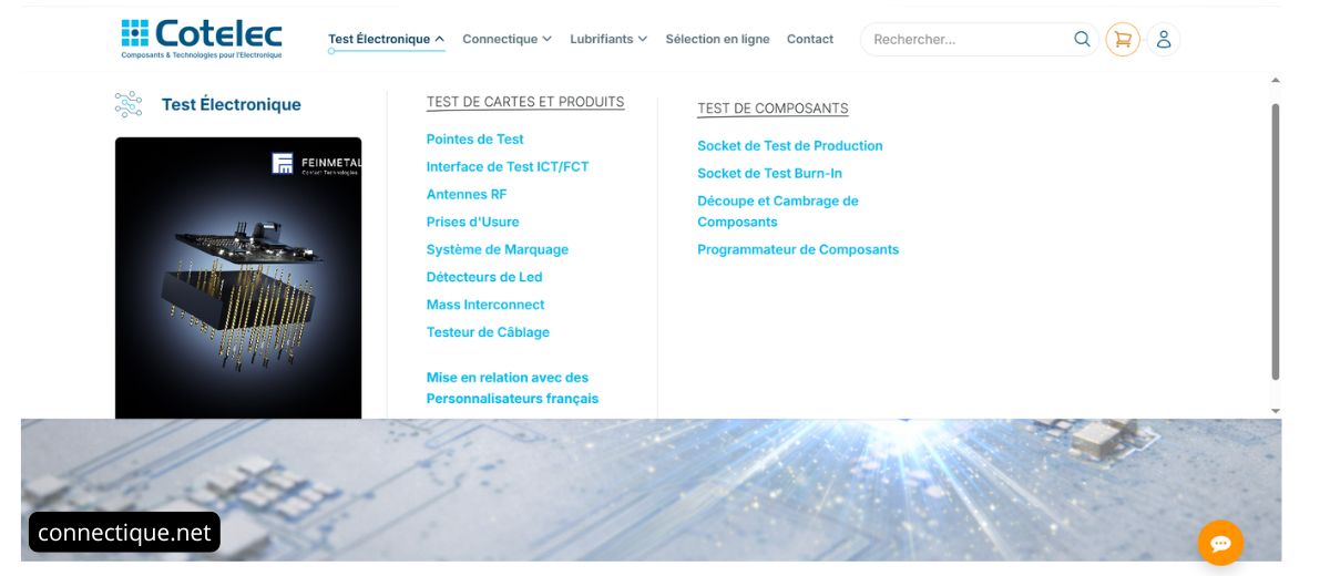 Les fournisseurs de Cotelec