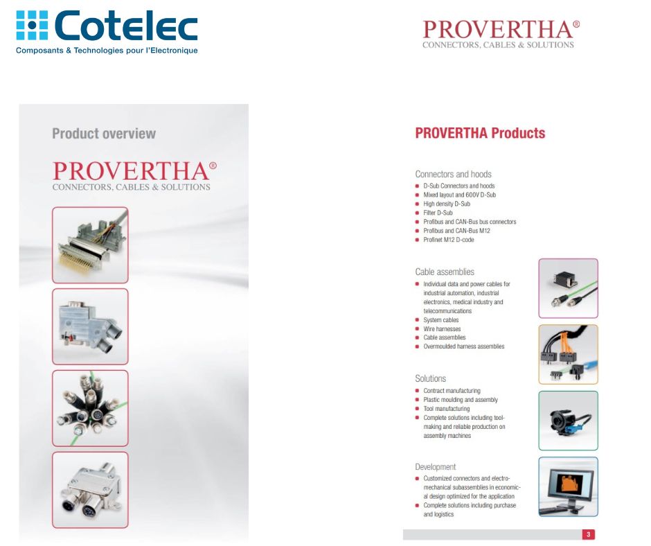 Les produits du catalogue Provertha